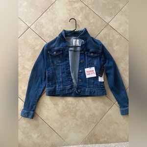 blue denim jean jacket, brand: celebrity pink, size: m, great condition